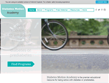 Tablet Screenshot of dmacademy.com
